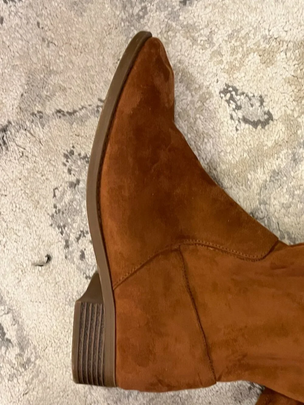 Torrid Cognac Brown Faux Suede Over The Knee Wide Calf Boots ~ Women's 11.5 WW